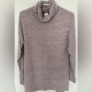 Women's Heathered Cowl Neck Sweater